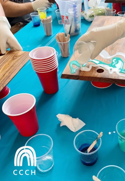 Resin Pouring Mini Serving Paddle Workshop