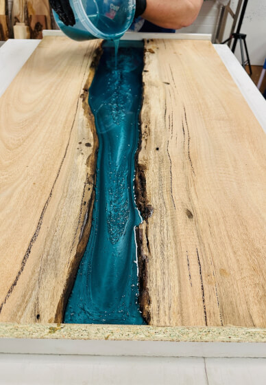 Resin River Coffee / Hall Table Workshop