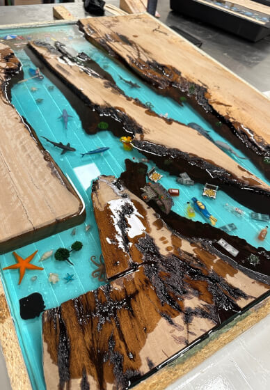 Resin River Coffee / Hall Table Workshop
