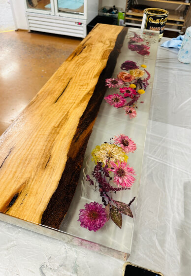 Resin River Coffee / Hall Table Workshop
