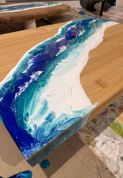 Resin River Platter Board Workshop