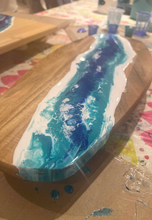 Resin River Platter Board Workshop