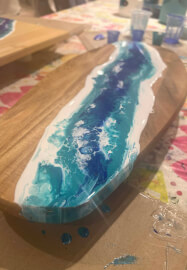 Resin River Platter Board Workshop