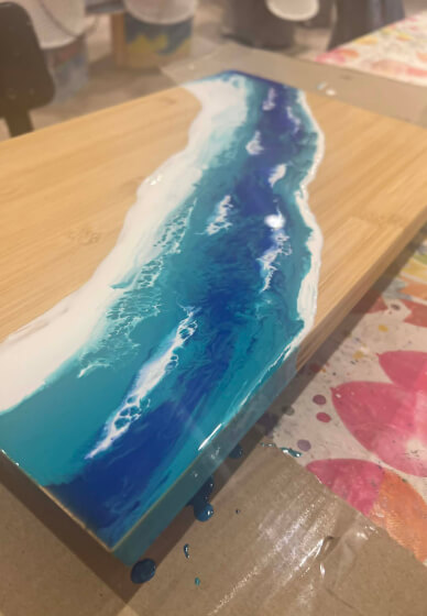 Resin River Platter Board Workshop