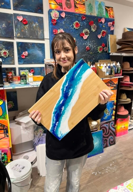 Resin River Platter Board Workshop