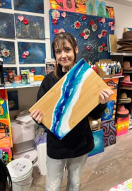 Resin River Platter Board Workshop