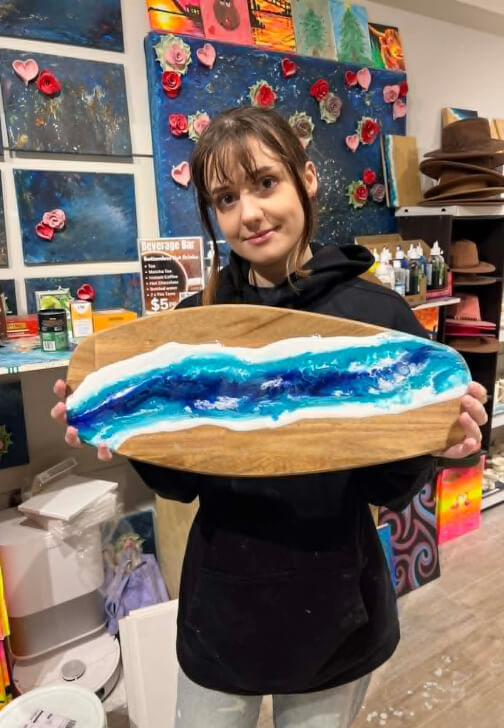 Resin River Platter Board Workshop