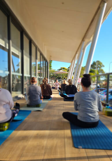 Rise and Shine Gentle Yoga Class at Schmoffee