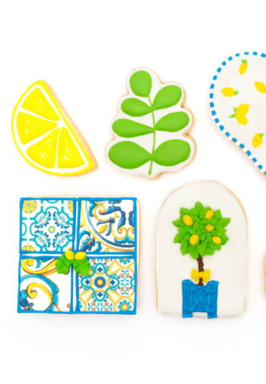 Royal Icing Cookie Decorating Class - Amalfi Citron