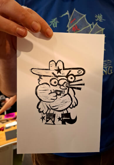 Sailor Jerry Lino Printing Class