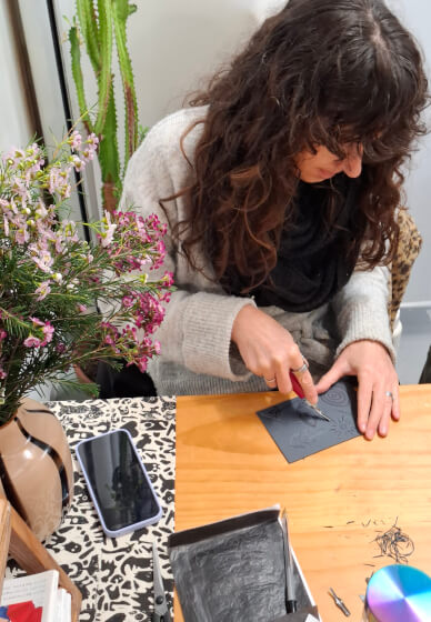 Sailor Jerry Lino Printing Class