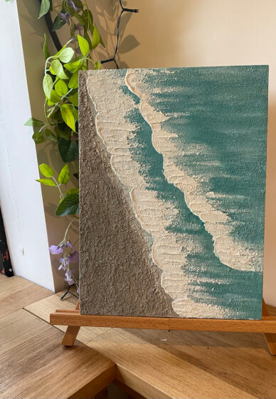 Sand and Sea Heavy Texture Workshop – with Hot Chocolate