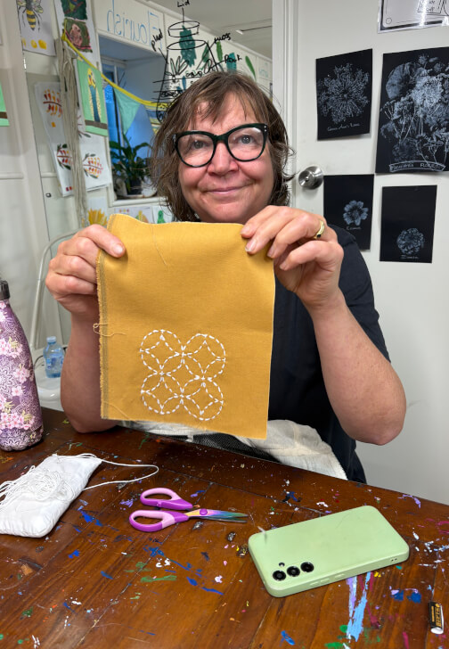 Sashiko Eye Pillow Class