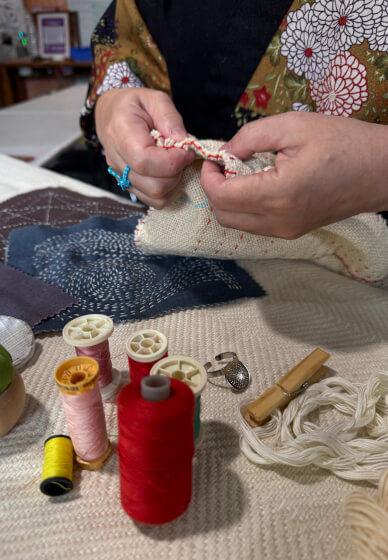 Sashiko Workshop with Yoshi: Mindful Sewing and Repair
