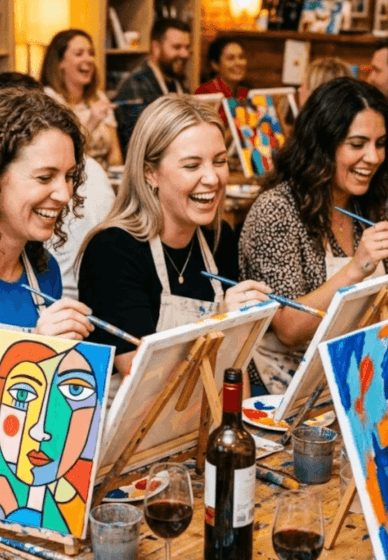 Sassy Sip and Paint with a Drag Queen Workshop