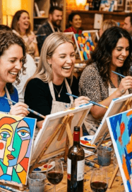 Sassy Sip and Paint with a Drag Queen Workshop