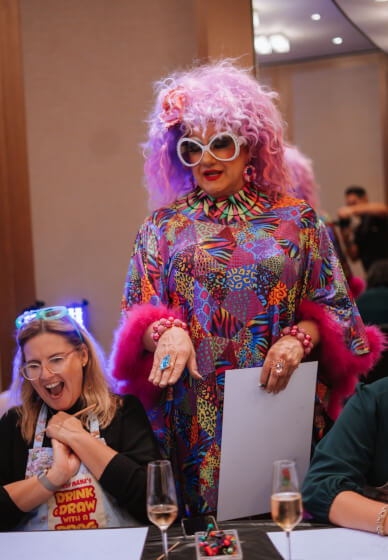 Sassy Sip and Paint with a Drag Queen Workshop