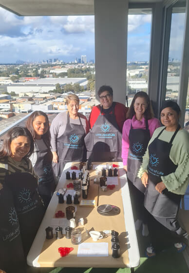 Scented Soy Wax Candle Workshop