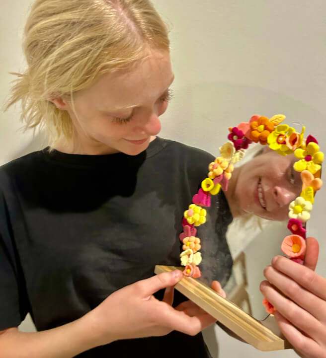 School Holiday All Day Workshop: Make a Mirror and Hair Clips