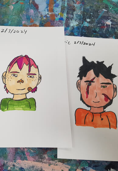 School Holiday Anime Drawing Class for Tweens