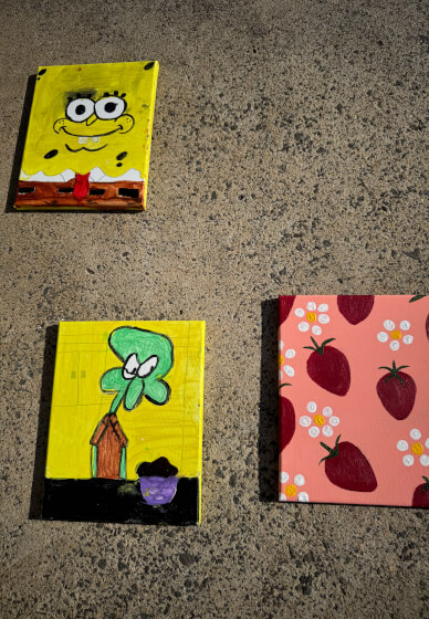 School Holiday Family Painting Class