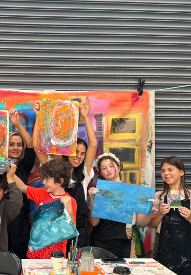 School Holiday Family Painting Class