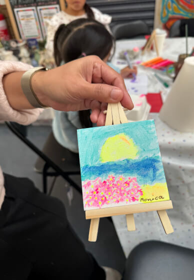 School Holiday Family Painting Class