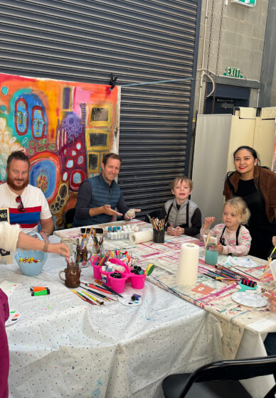 School Holiday Family Painting Class