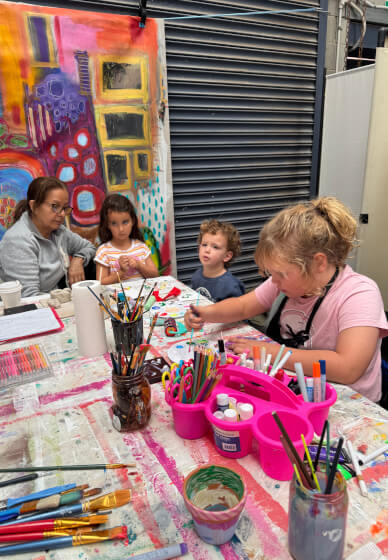 School Holiday Family Painting Class