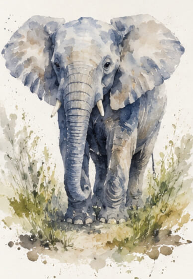 School Holiday Kids Art Workshop: Watercolour Animals and Creati