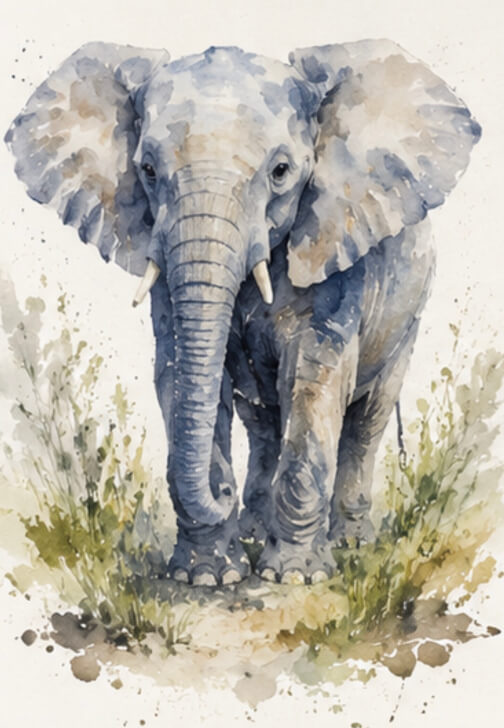 School Holiday Kids Art Workshop: Watercolour Animals and Creati