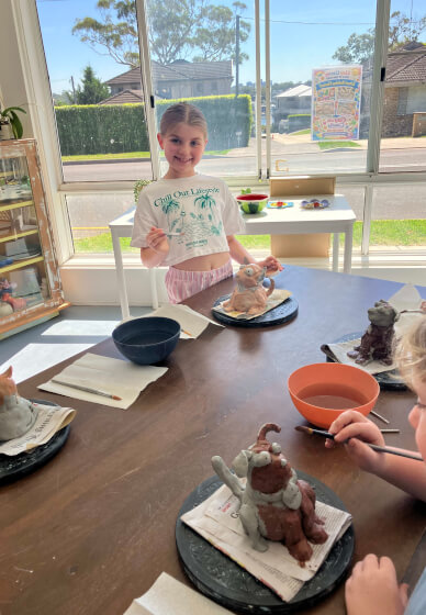 School Holiday Kids' Clay Pottery Class