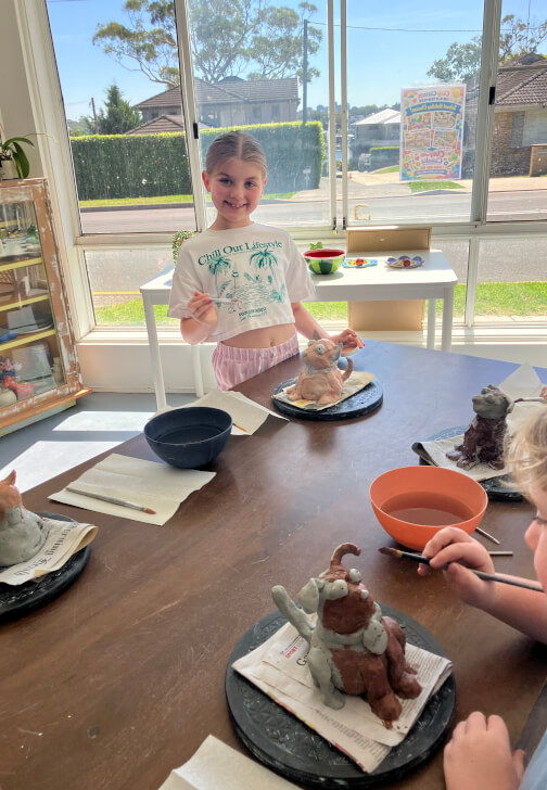 School Holiday Kids' Clay Pottery Class