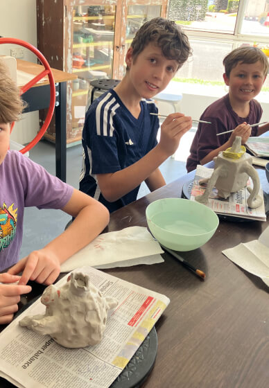 School Holiday Kids' Clay Pottery Class