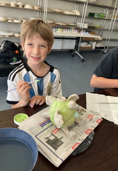 School Holiday Kids' Clay Pottery Class
