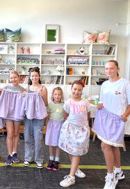 School Holiday Sewing 6h Class - Summer Skirt