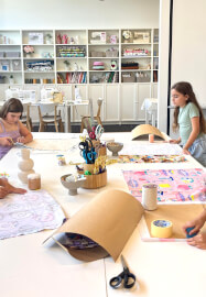 School Holiday Sewing 6h Class - Tea Placemat and Scrunhies