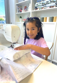 School Holiday Sewing 6h Class - Tea Placemat and Scrunhies