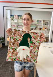 School Holiday Sewing Fun: Santa Pillow Workshop
