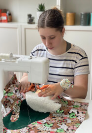 School Holiday Sewing Fun: Santa Pillow Workshop