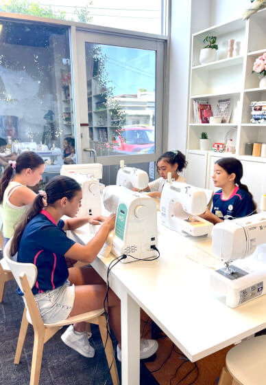 School Holiday Sewing Fun: Santa Pillow Workshop
