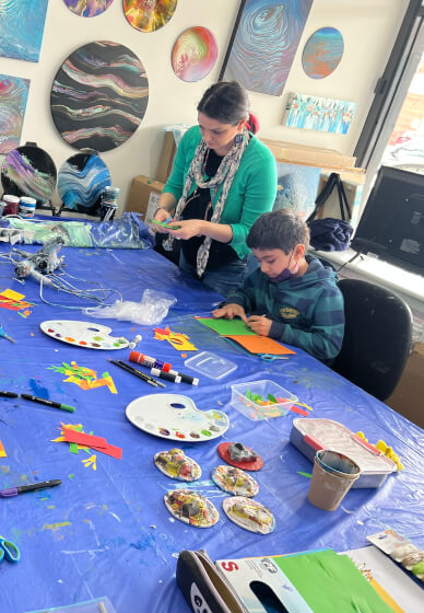 School Holiday Tapestry, Print and Painting Workshop, Ages 5-12