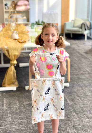 School Holiday Tote Bag Sewing Class