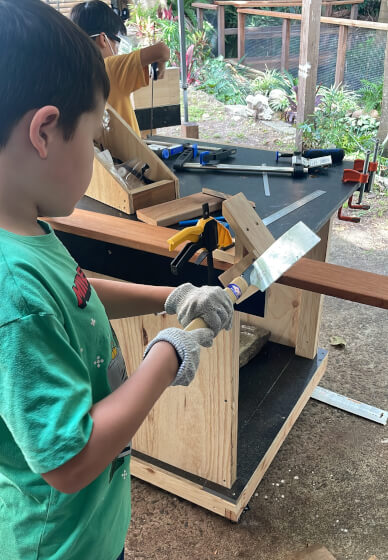 School Holiday Woodworking Workshop