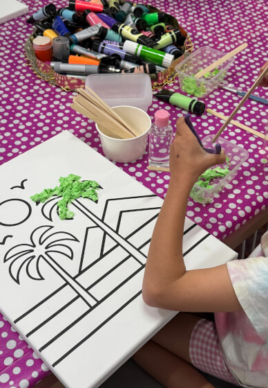 School Holiday Workshop: Textured Paper Art