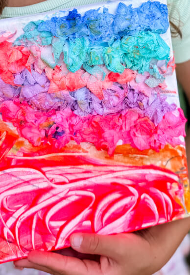 School Holiday Workshop: Textured Paper Art