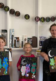 School Holidays Acrylic Painting Workshop: Meow