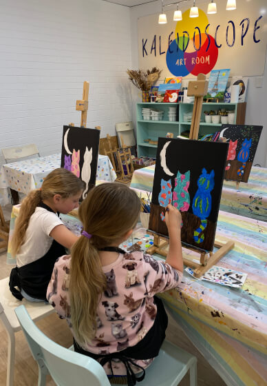 School Holidays Acrylic Painting Workshop: Meow