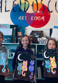 School Holidays Acrylic Painting Workshop: Meow