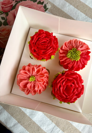 School Holidays Floral Cupcakes Workshop